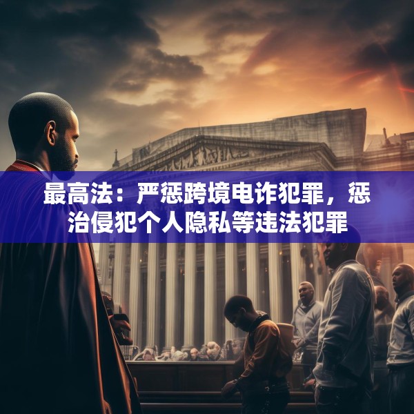 最高法：严惩跨境电诈犯罪，惩治侵犯个人隐私等违法犯罪