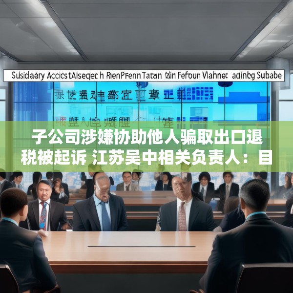 子公司涉嫌协助他人骗取出口退税被起诉 江苏吴中相关负责人：目前无更多信息