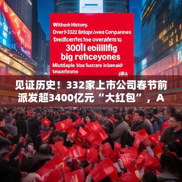 见证历史！332家上市公司春节前派发超3400亿元“大红包”，A股一年多次分红渐成常态