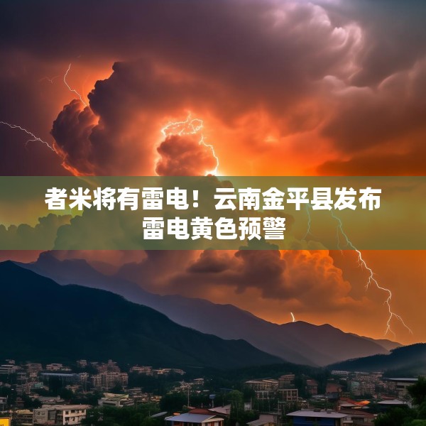 者米将有雷电！云南金平县发布雷电黄色预警