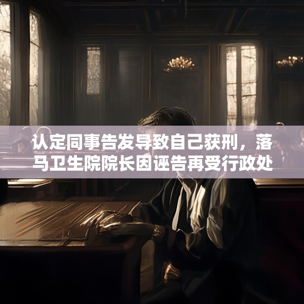 认定同事告发导致自己获刑，落马卫生院院长因诬告再受行政处罚
