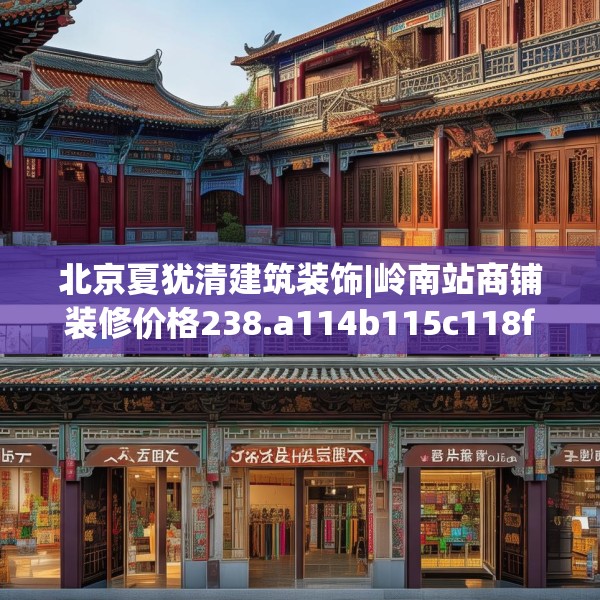 北京夏犹清建筑装饰|岭南站商铺装修价格238.a114b115c118fgy.125htyj
