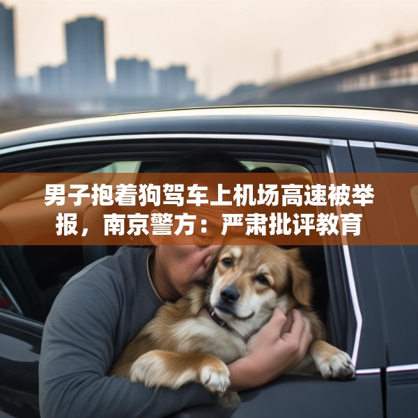 男子抱着狗驾车上机场高速被举报，南京警方：严肃批评教育