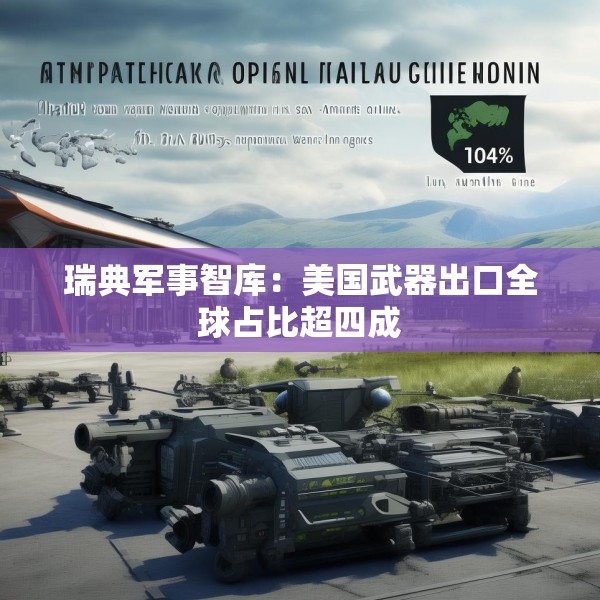 瑞典军事智库：美国武器出口全球占比超四成