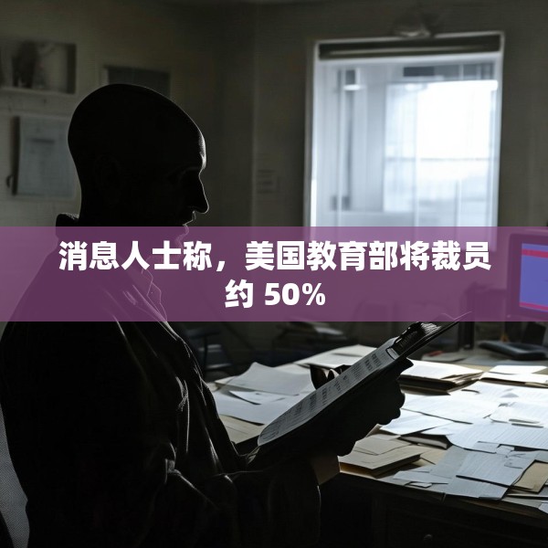消息人士称，美国教育部将裁员约 50%