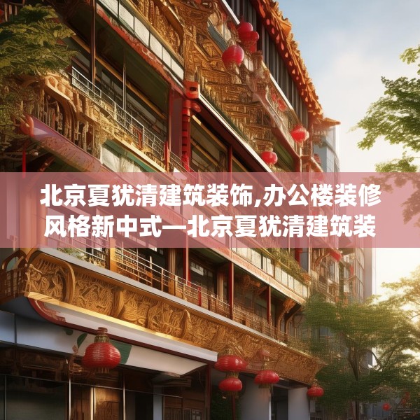 北京夏犹清建筑装饰,办公楼装修风格新中式—北京夏犹清建筑装饰396.a272b273c276fgy.283nbn