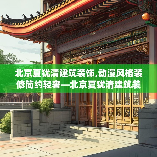 北京夏犹清建筑装饰,动漫风格装修简约轻奢—北京夏犹清建筑装饰259.a135b136c139fgy.146fdsfds