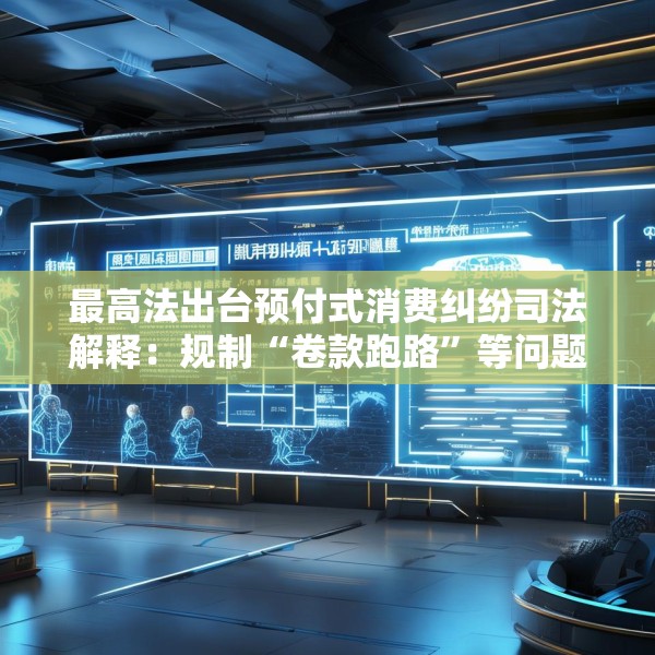 最高法出台预付式消费纠纷司法解释：规制“卷款跑路”等问题
