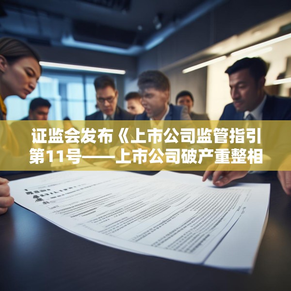 证监会发布《上市公司监管指引第11号——上市公司破产重整相关事项》
