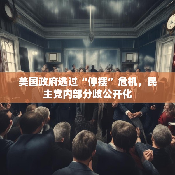 美国政府逃过“停摆”危机，民主党内部分歧公开化