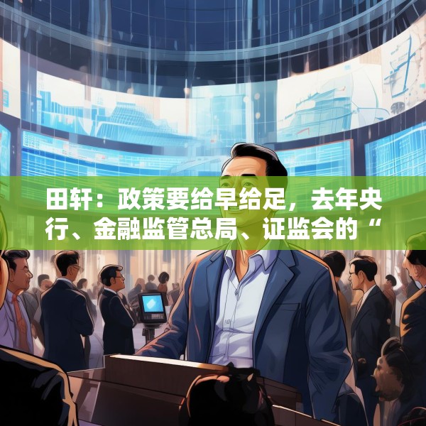 田轩：政策要给早给足，去年央行、金融监管总局、证监会的“突然袭击”非常猛