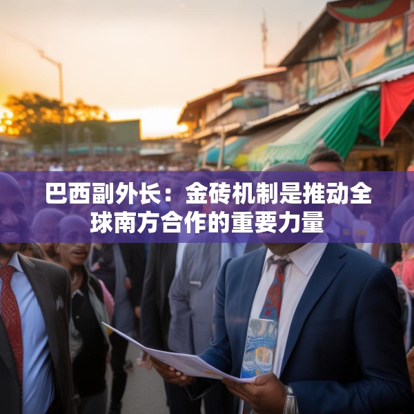 巴西副外长：金砖机制是推动全球南方合作的重要力量