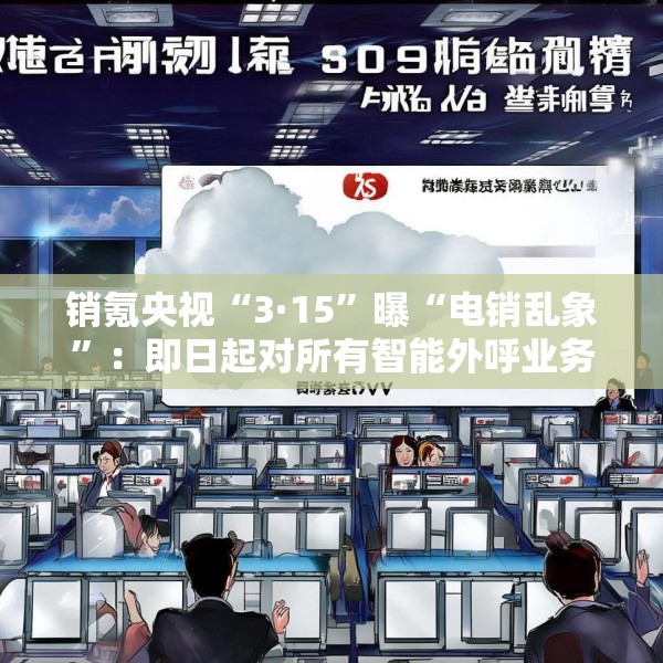 销氪央视“3·15”曝“电销乱象”：即日起对所有智能外呼业务自查自纠