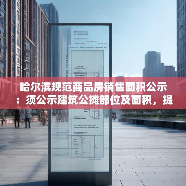 哈尔滨规范商品房销售面积公示：须公示建筑公摊部位及面积，提高面积公示透明度
