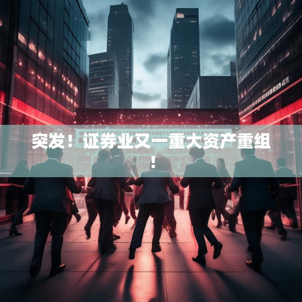 突发！证券业又一重大资产重组！