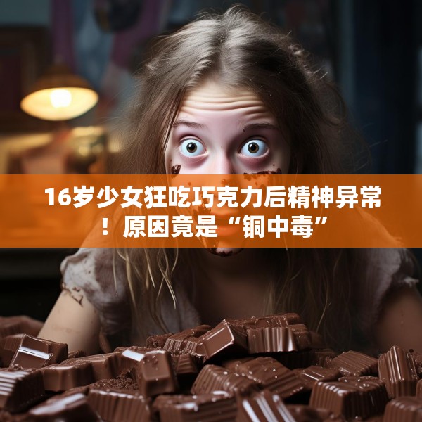 16岁少女狂吃巧克力后精神异常！原因竟是“铜中毒”