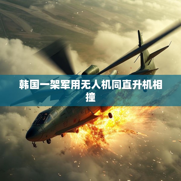 韩国一架军用无人机同直升机相撞