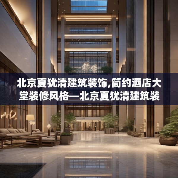北京夏犹清建筑装饰,简约酒店大堂装修风格—北京夏犹清建筑装饰140.a16b17c20fgy.27xczxv