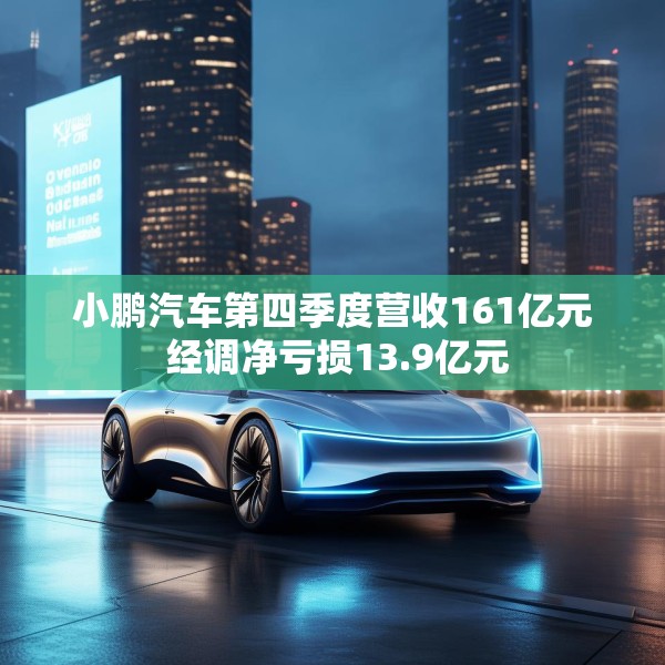 小鹏汽车第四季度营收161亿元 经调净亏损13.9亿元