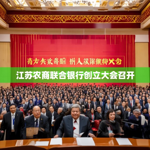 江苏农商联合银行创立大会召开