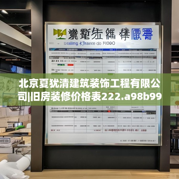 北京夏犹清建筑装饰工程有限公司|旧房装修价格表222.a98b99c102fgy.109dsfds