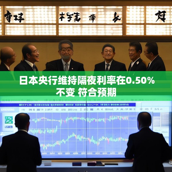 日本央行维持隔夜利率在0.50%不变 符合预期