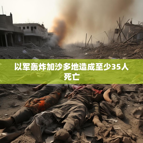 以军轰炸加沙多地造成至少35人死亡