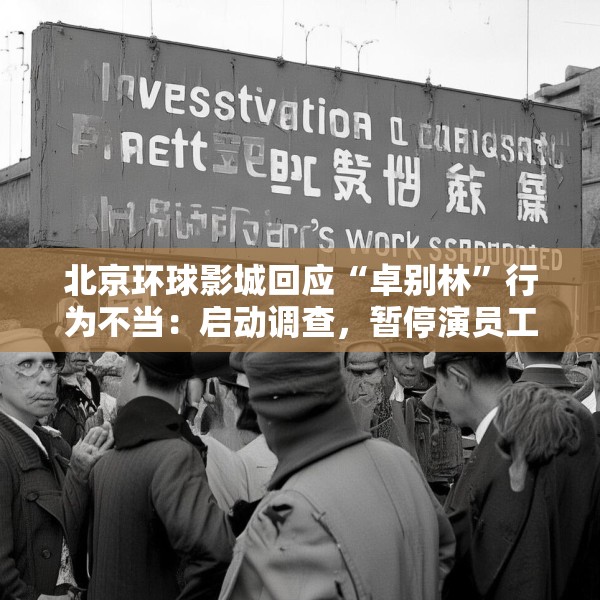 北京环球影城回应“卓别林”行为不当：启动调查，暂停演员工作