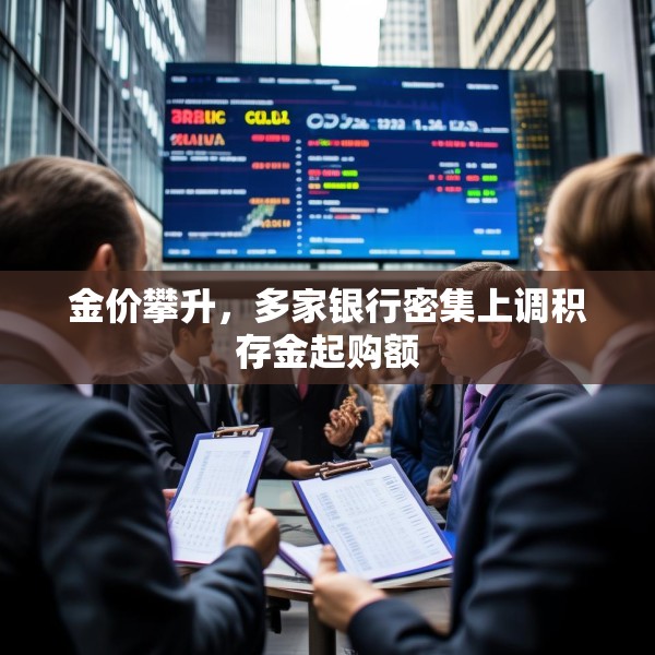 金价攀升，多家银行密集上调积存金起购额