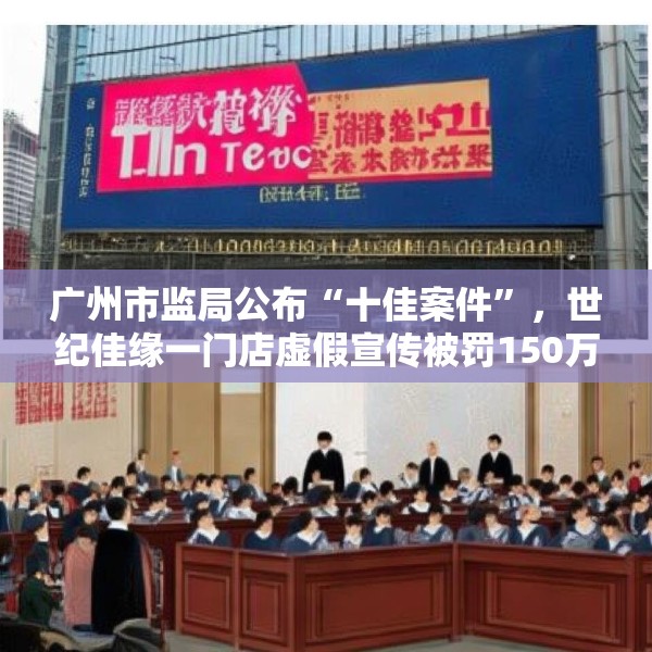 广州市监局公布“十佳案件”，世纪佳缘一门店虚假宣传被罚150万元