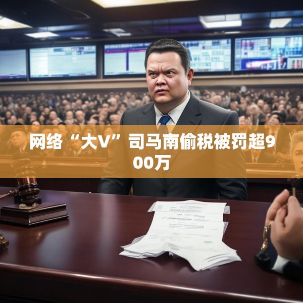 网络“大V”司马南偷税被罚超900万