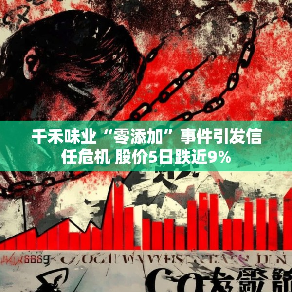 千禾味业“零添加”事件引发信任危机 股价5日跌近9%