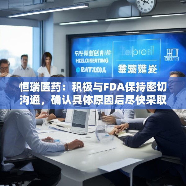 恒瑞医药：积极与FDA保持密切沟通，确认具体原因后尽快采取措施并重新提交申请