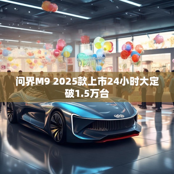 问界M9 2025款上市24小时大定破1.5万台