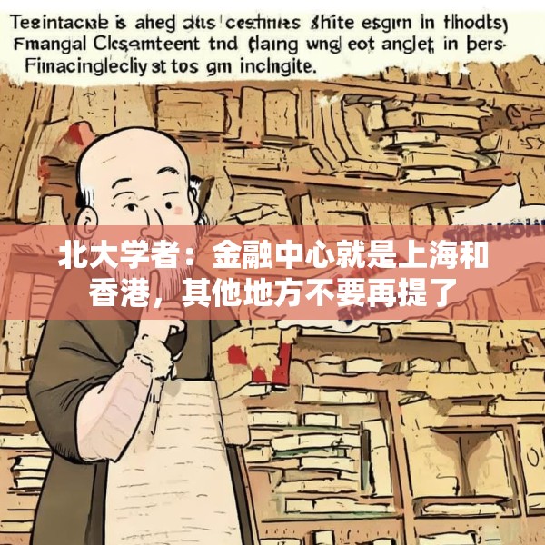 北大学者：金融中心就是上海和香港，其他地方不要再提了