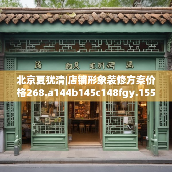 北京夏犹清|店铺形象装修方案价格268.a144b145c148fgy.155dewqe