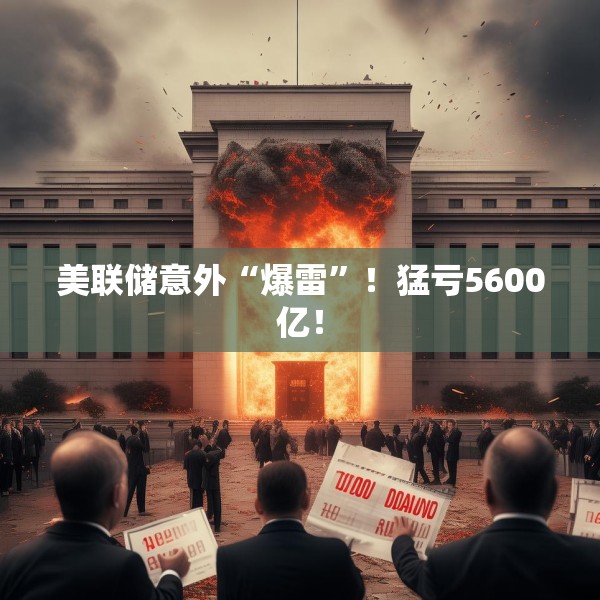 美联储意外“爆雷”！猛亏5600亿！