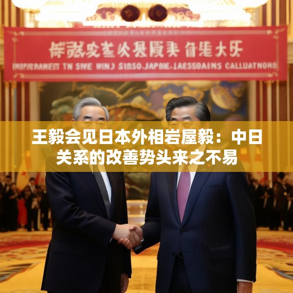 王毅会见日本外相岩屋毅：中日关系的改善势头来之不易