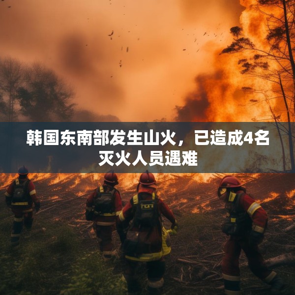 韩国东南部发生山火，已造成4名灭火人员遇难