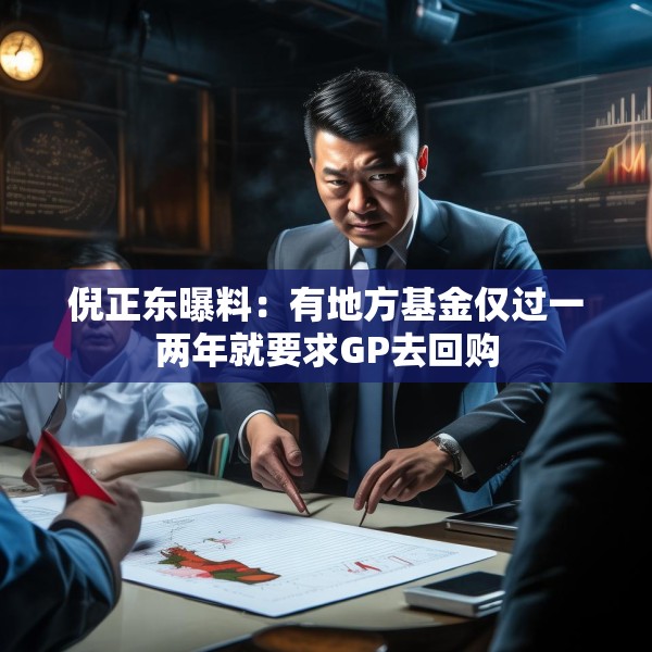 倪正东曝料：有地方基金仅过一两年就要求GP去回购