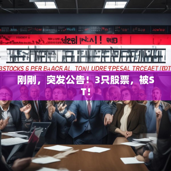 刚刚，突发公告！3只股票，被ST！