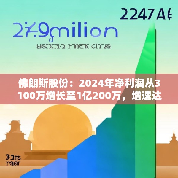 佛朗斯股份：2024年净利润从3100万增长至1亿200万，增速达226.9%
