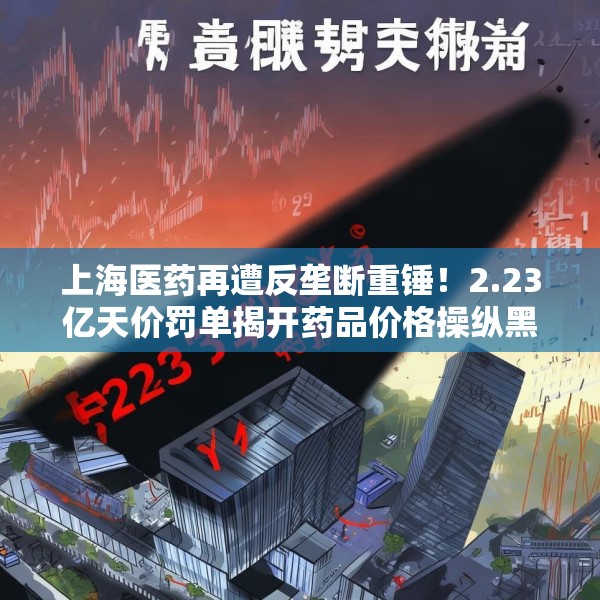 上海医药再遭反垄断重锤！2.23亿天价罚单揭开药品价格操纵黑幕