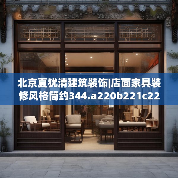 北京夏犹清建筑装饰|店面家具装修风格简约344.a220b221c224fgy.23176672