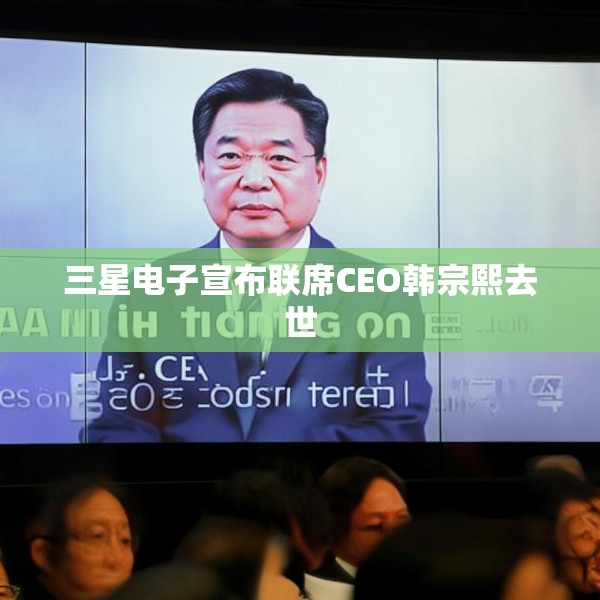三星电子宣布联席CEO韩宗熙去世