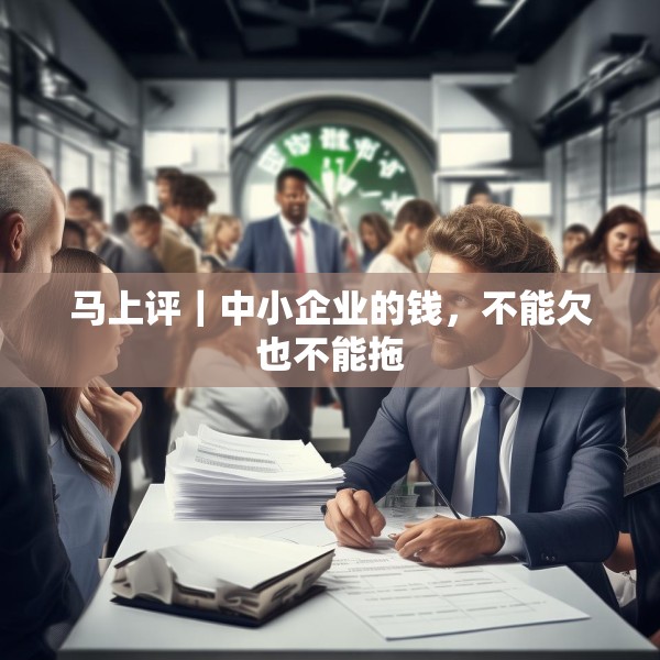 马上评｜中小企业的钱，不能欠也不能拖