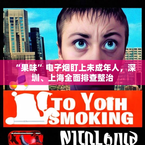 “果味”电子烟盯上未成年人，深圳、上海全面排查整治