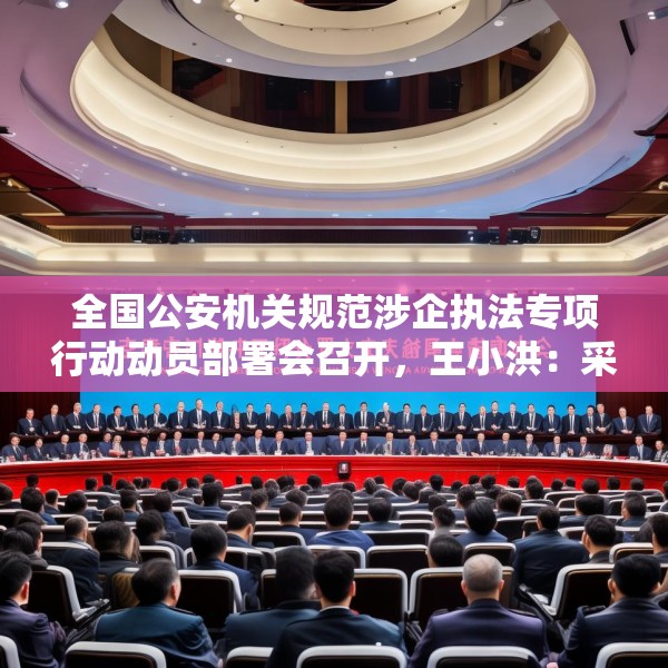 全国公安机关规范涉企执法专项行动动员部署会召开，王小洪：采取更具针对性、更有实效性的措施