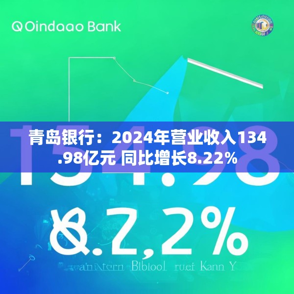 青岛银行：2024年营业收入134.98亿元 同比增长8.22%