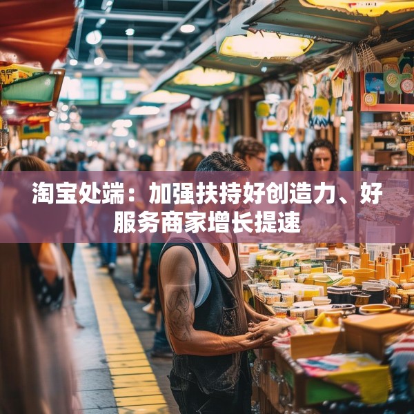 淘宝处端：加强扶持好创造力、好服务商家增长提速